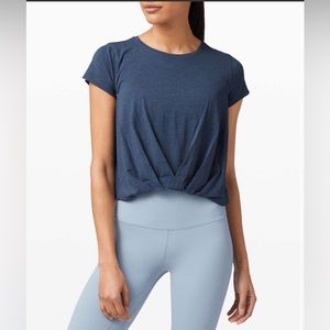 Lululemon short sleeve blue size 4 Top